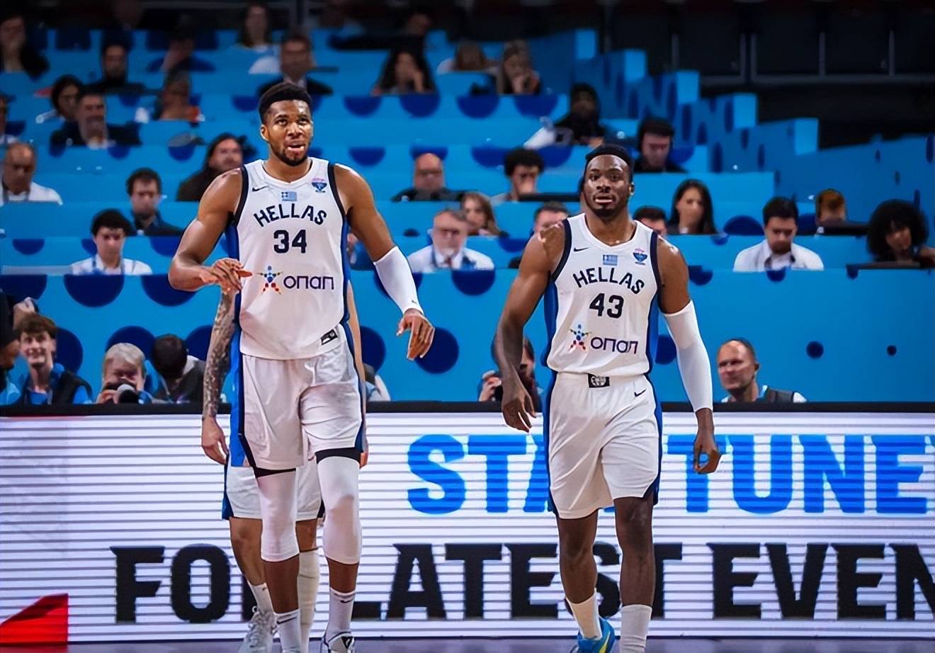 关于塞尔维亚男篮鏖战勇士B队，字母哥惊艳世界的信息